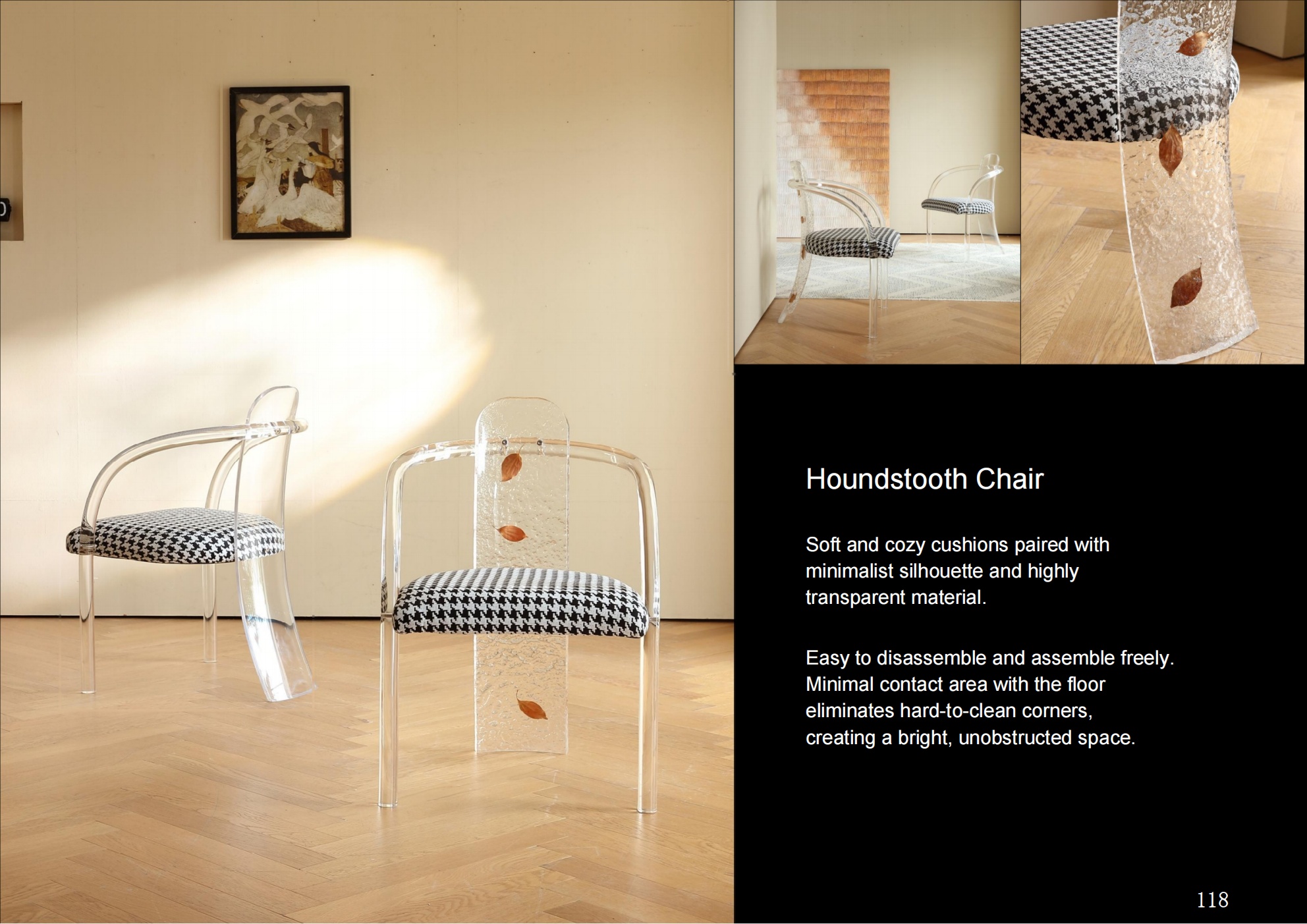 Houndstooth Chair